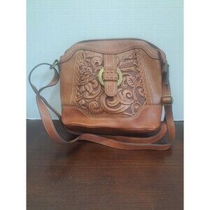 BOC Embossed Brown Purse